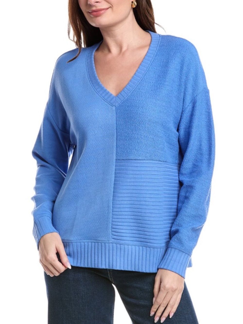 Cabi Skipper Sweatshirt size, periwinkle blue, Medium